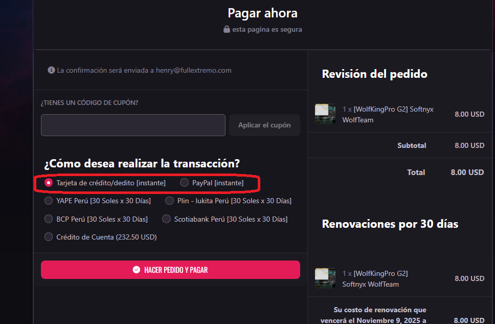 💳 ¡Ahora aceptamos pagos con tarjeta en tiempo real!